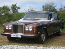 Limousinekrsel i Rolls-Royce Silver Wraith II fra 1977